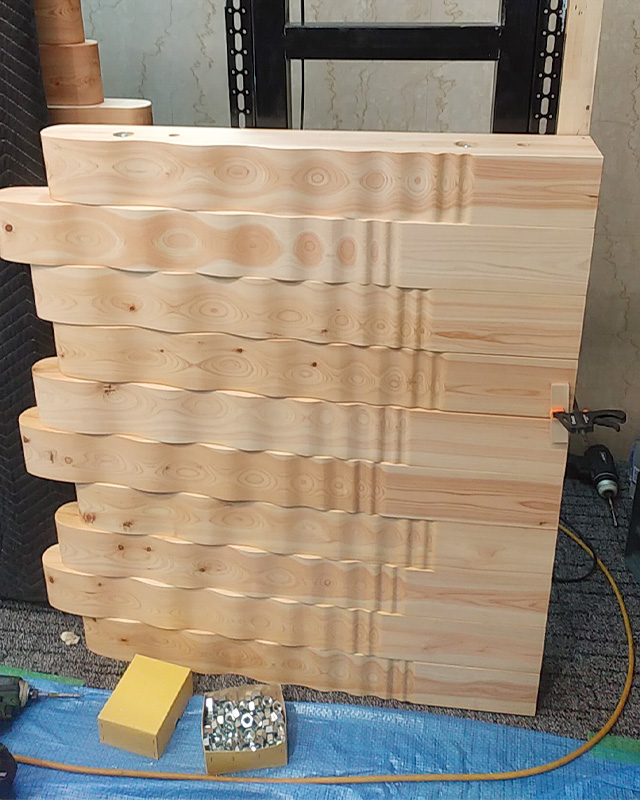 銀座EVホール（製作過程2）