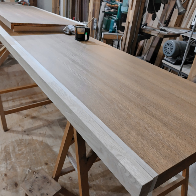 カフェカウンター（製作過程）